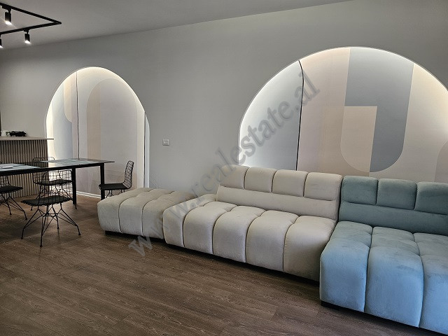 Modern two bedroom apartment for rent in Sami Frash&euml;ri Street, near Nobis and Arturbina, in Tir